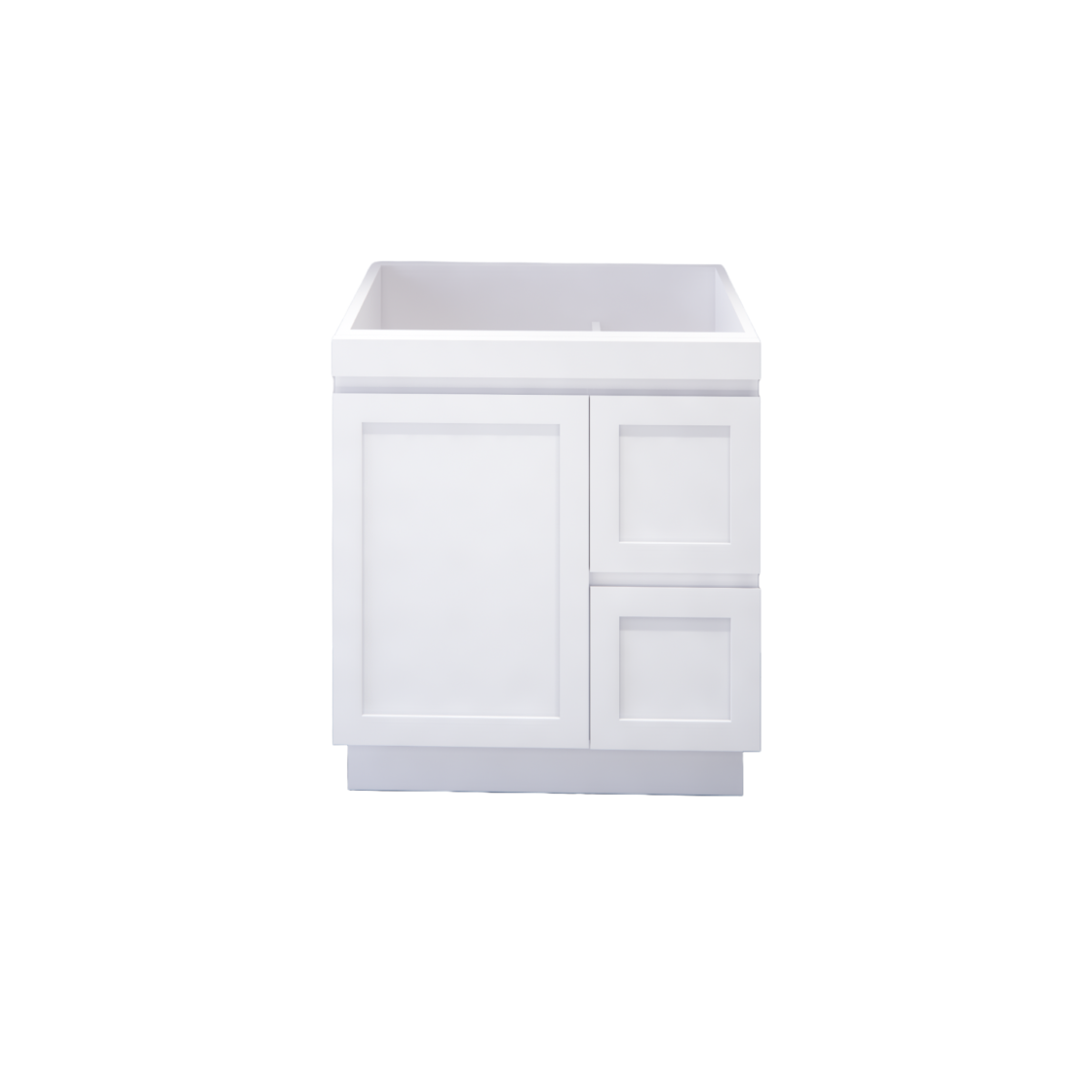 Miami 750R 750mm Shaker Freestanding Vanity - Single Bowl (Legs or Kickboard)