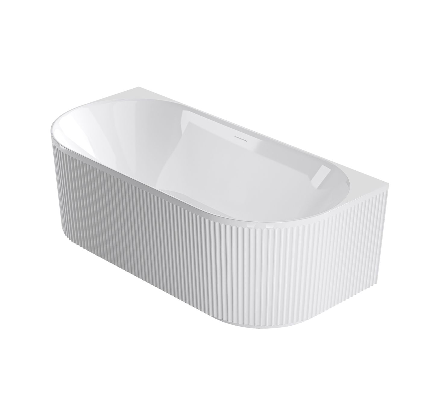 Attica Havana BTW Multi-fit Fluted with Overflow Bath