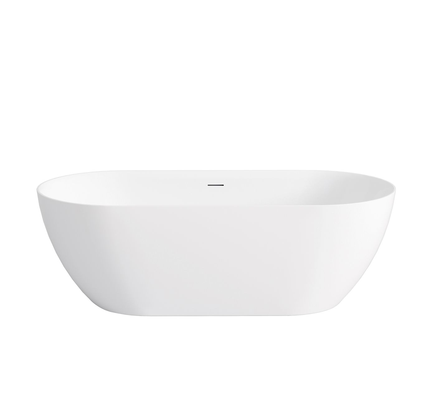 Otti Attica Manolo 1530 Matte White Bath with Overflow