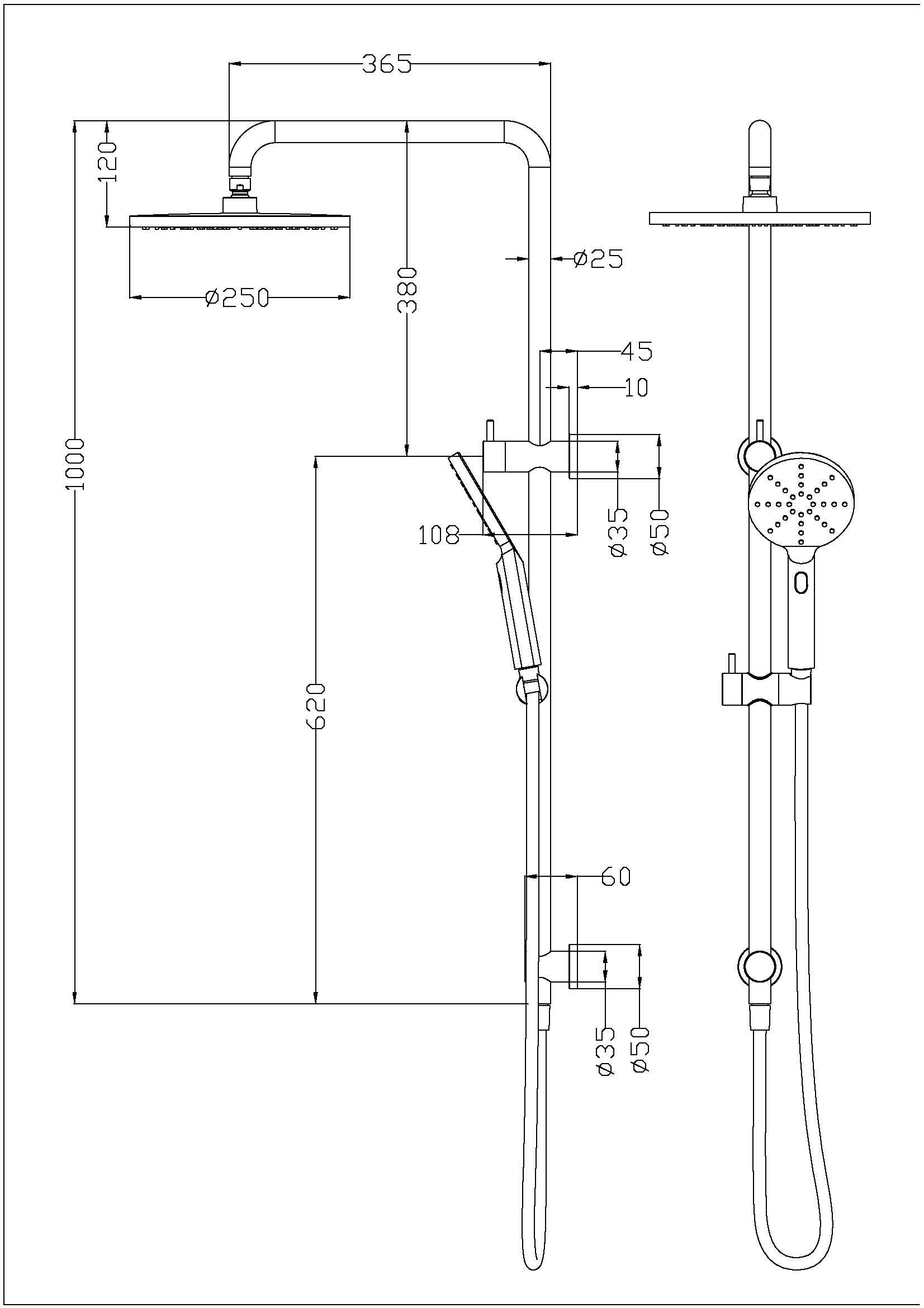 Otus Sink Mixer Pull-out Gun Metal