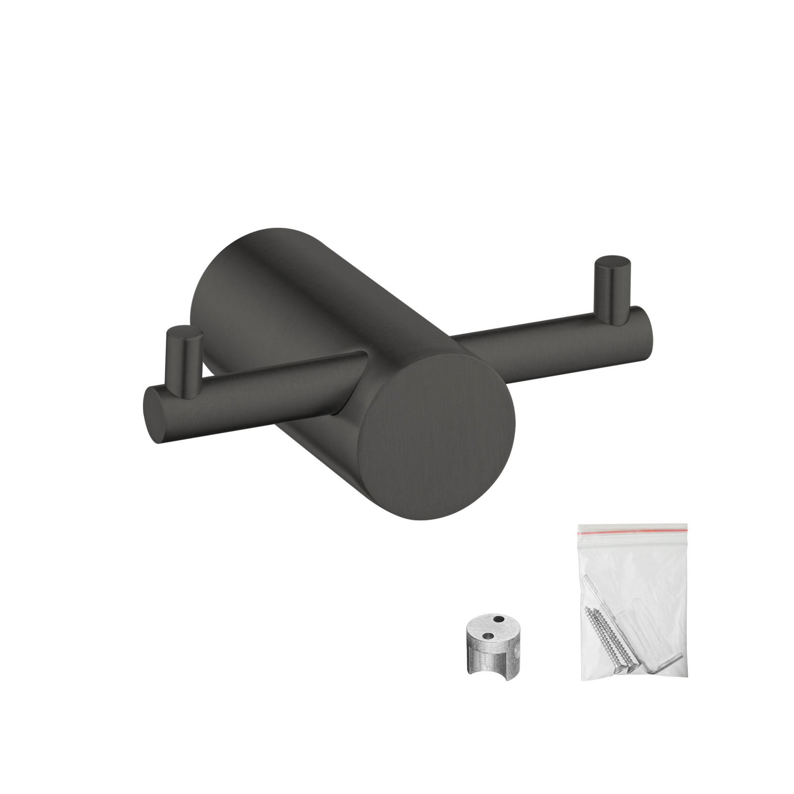 Aquaperla Gun Metal Grey Robe Hook