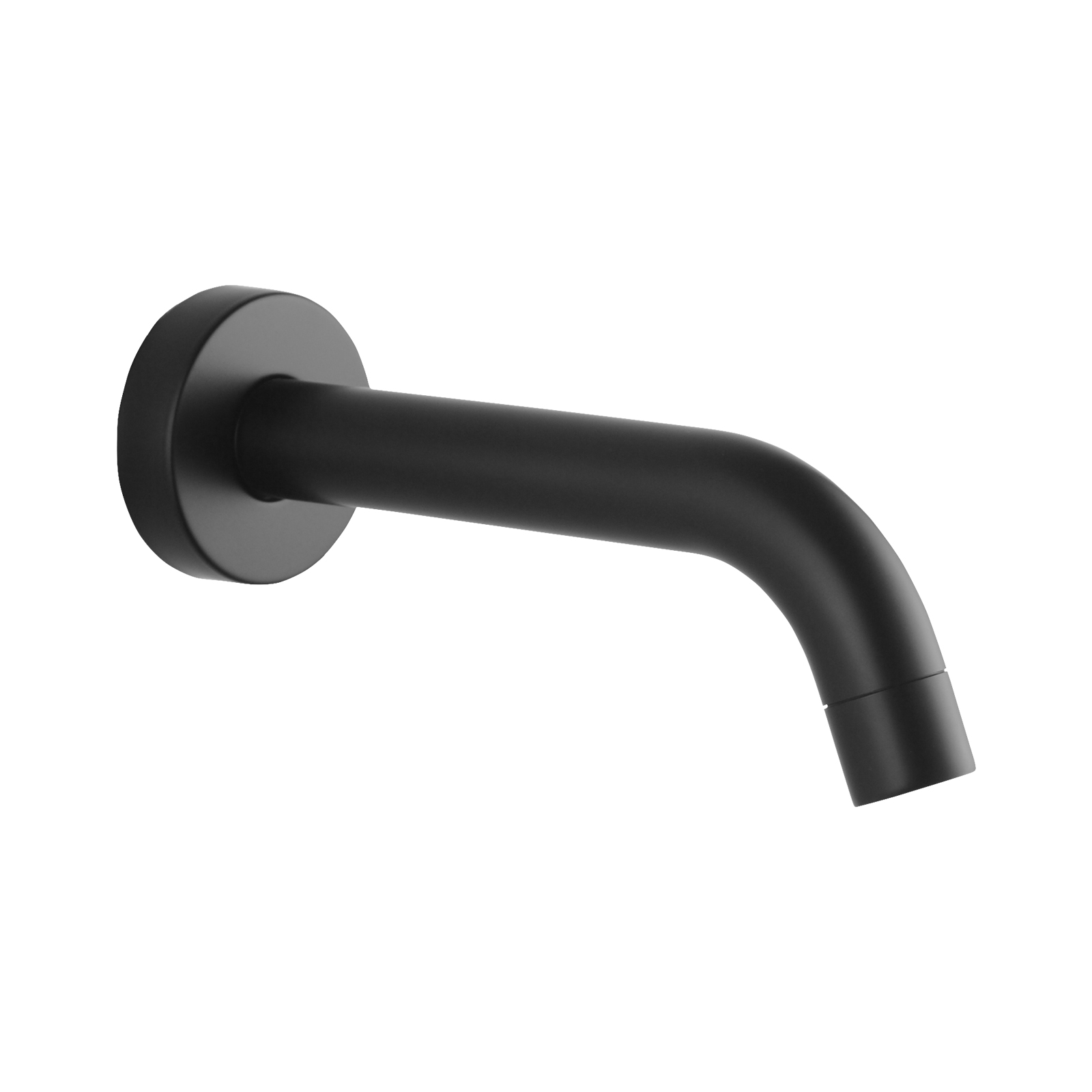 LUCID PIN Series Black Bathtub/Basin Wall Spout