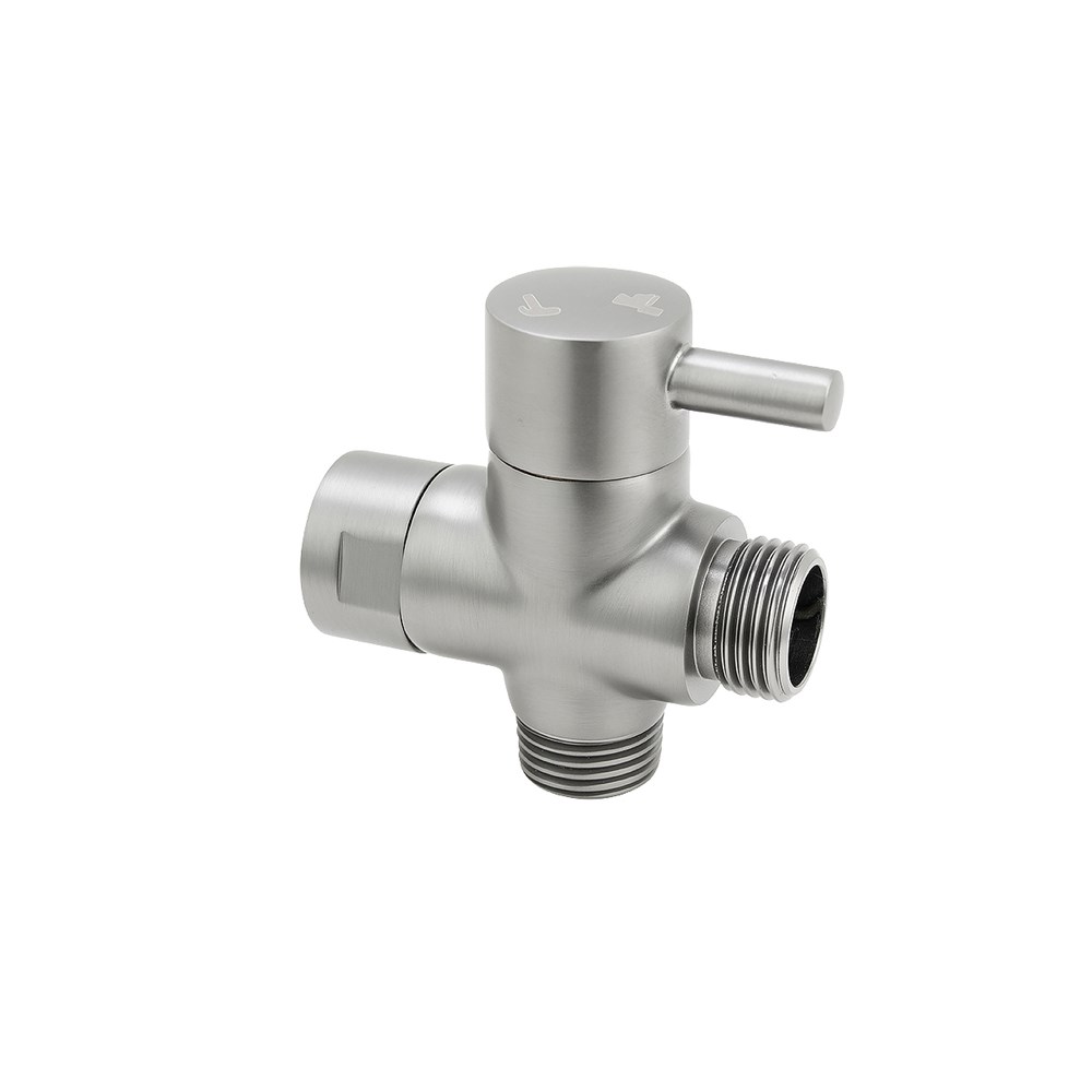 Brushed Nickel Brass Bidet Diverter