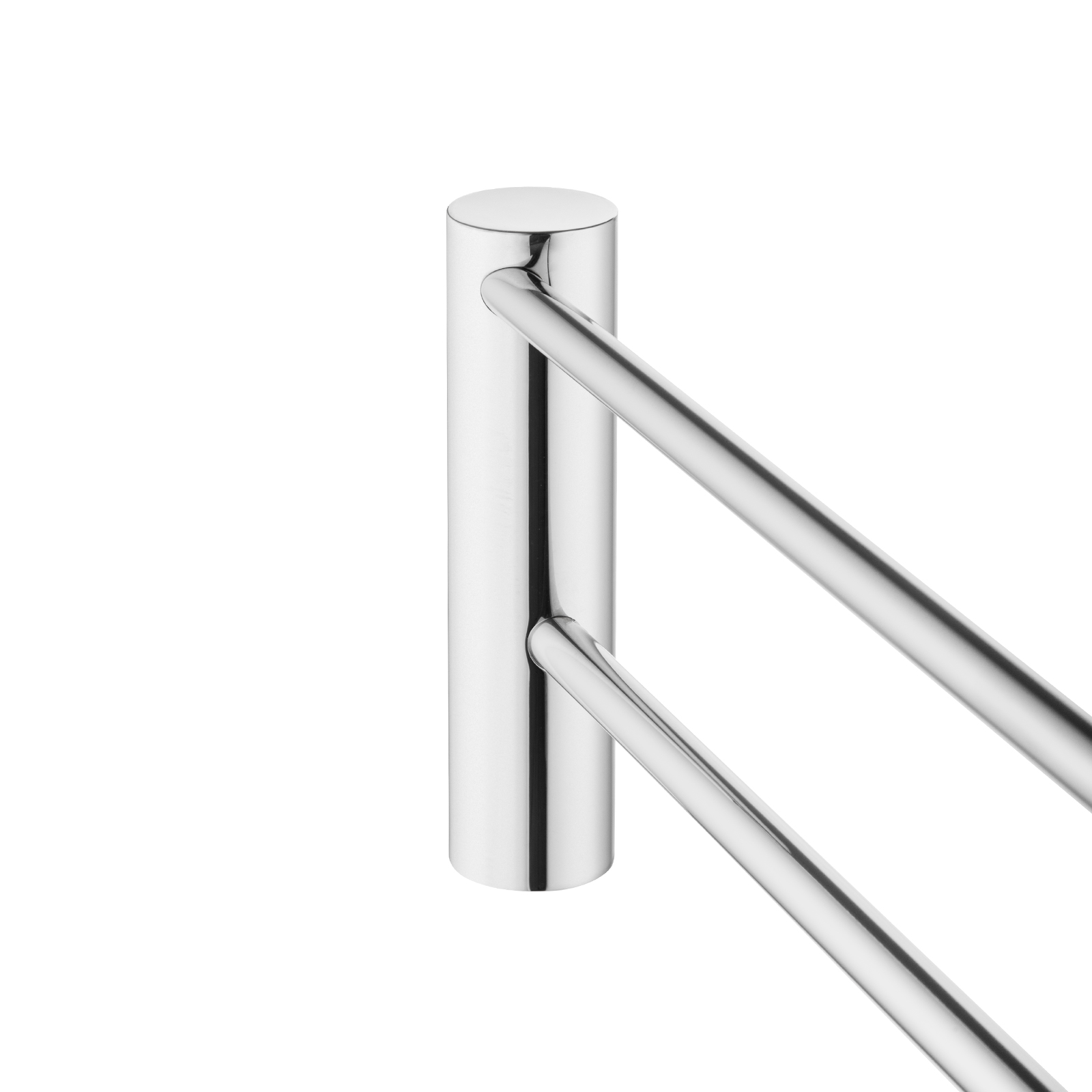 Aquaperla Chrome Double Towel Rail 600mm