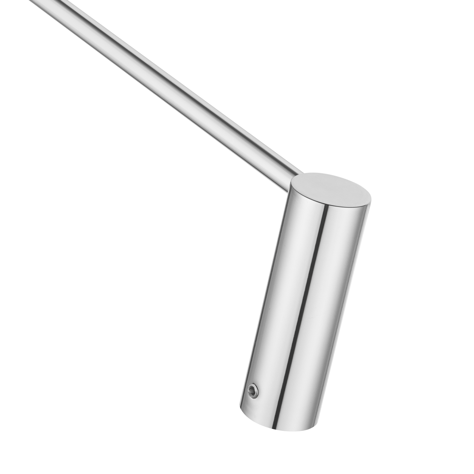 Aquaperla Chrome Single Towel Rail 600mm