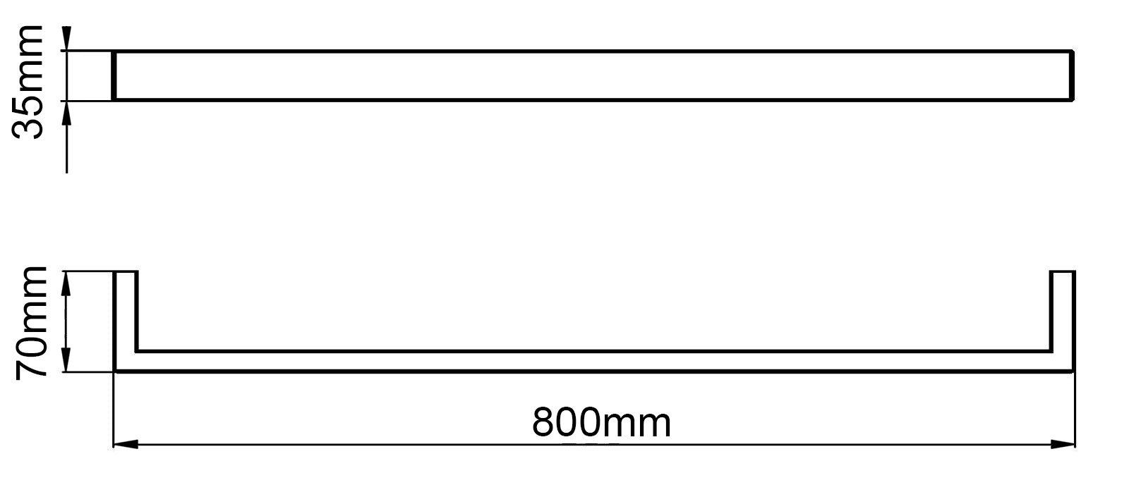 RUSHY Series Brushed Nickel Floor Standing Toilet Brush Holder (Tall Edition)