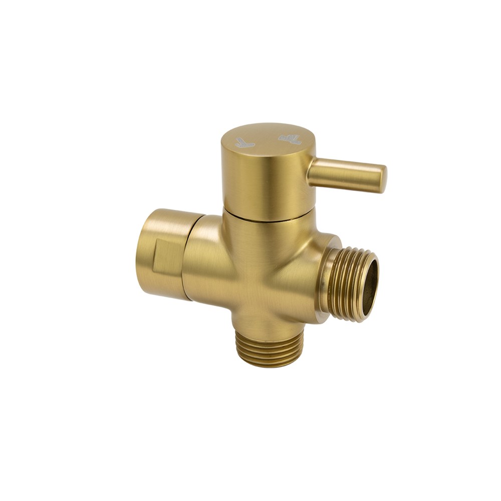 Brushed Brass Bidet Diverter
