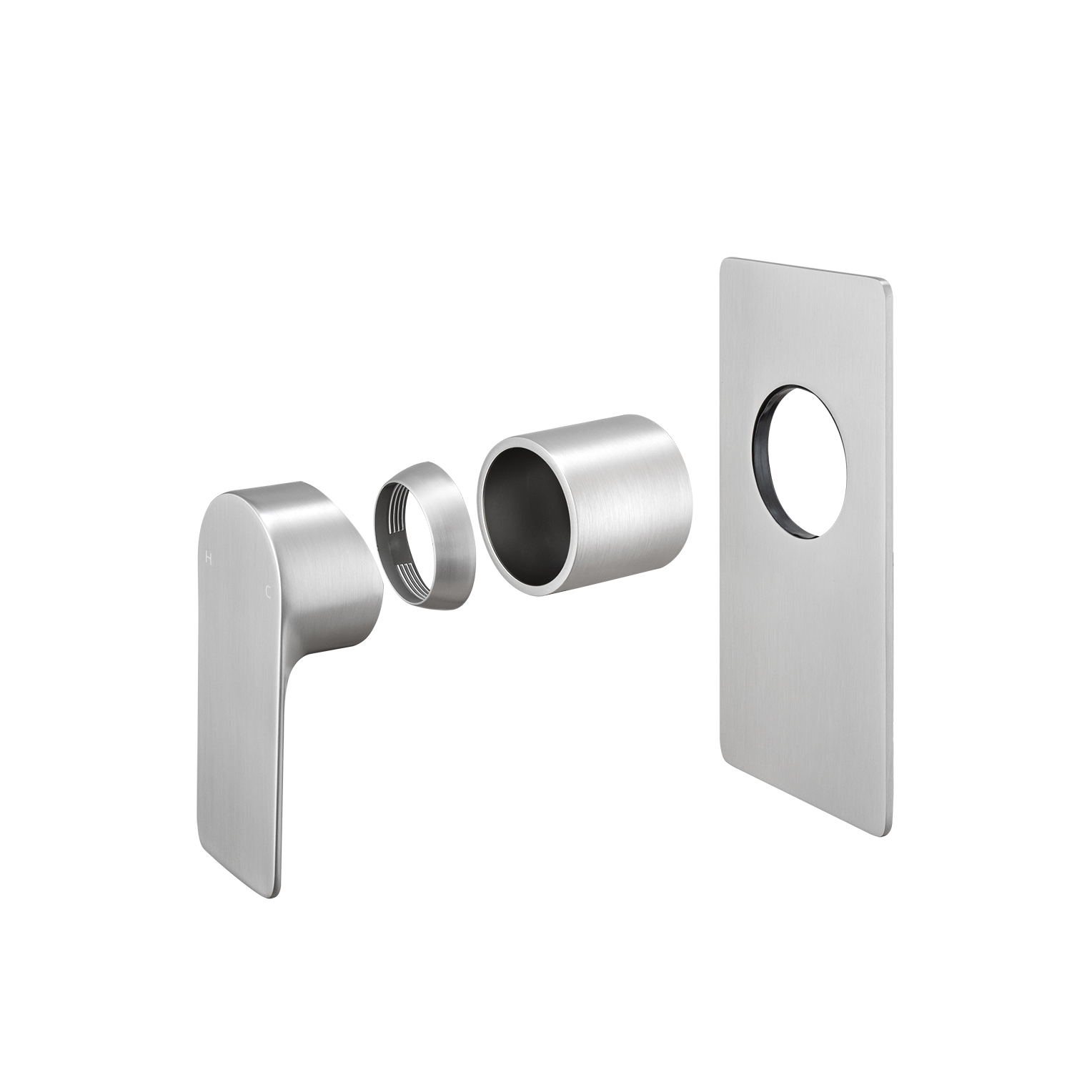 VOG - Brushed Nickel Wall Mixer