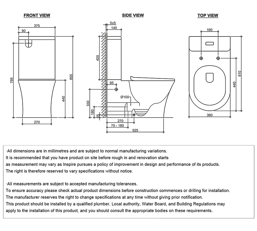 NEWPORT Back to Wall Rimless Toilet