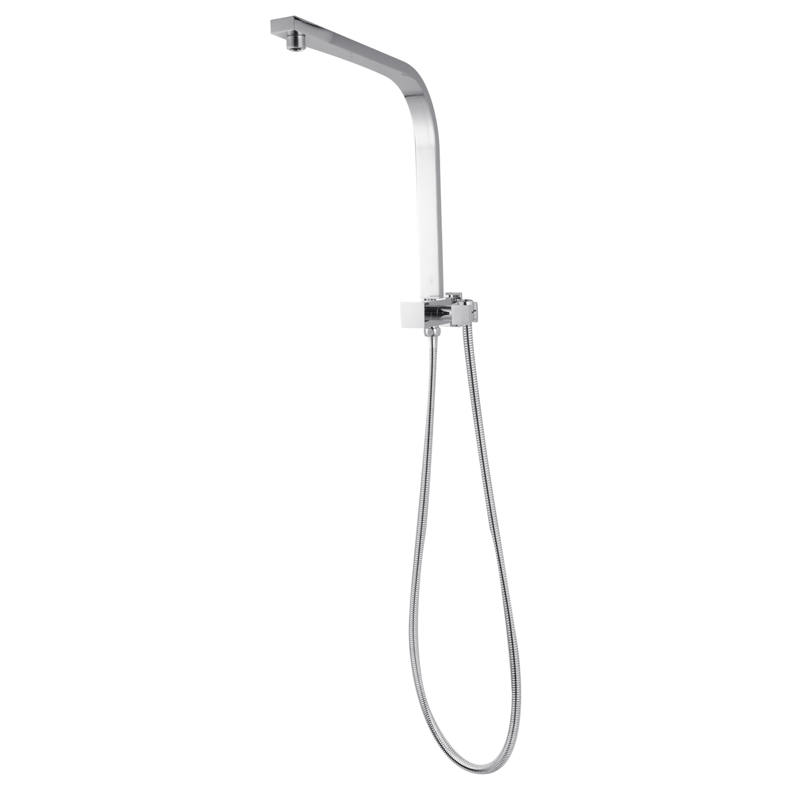 RUSHY Series Chrome Square Twin Shower Set (Premium)