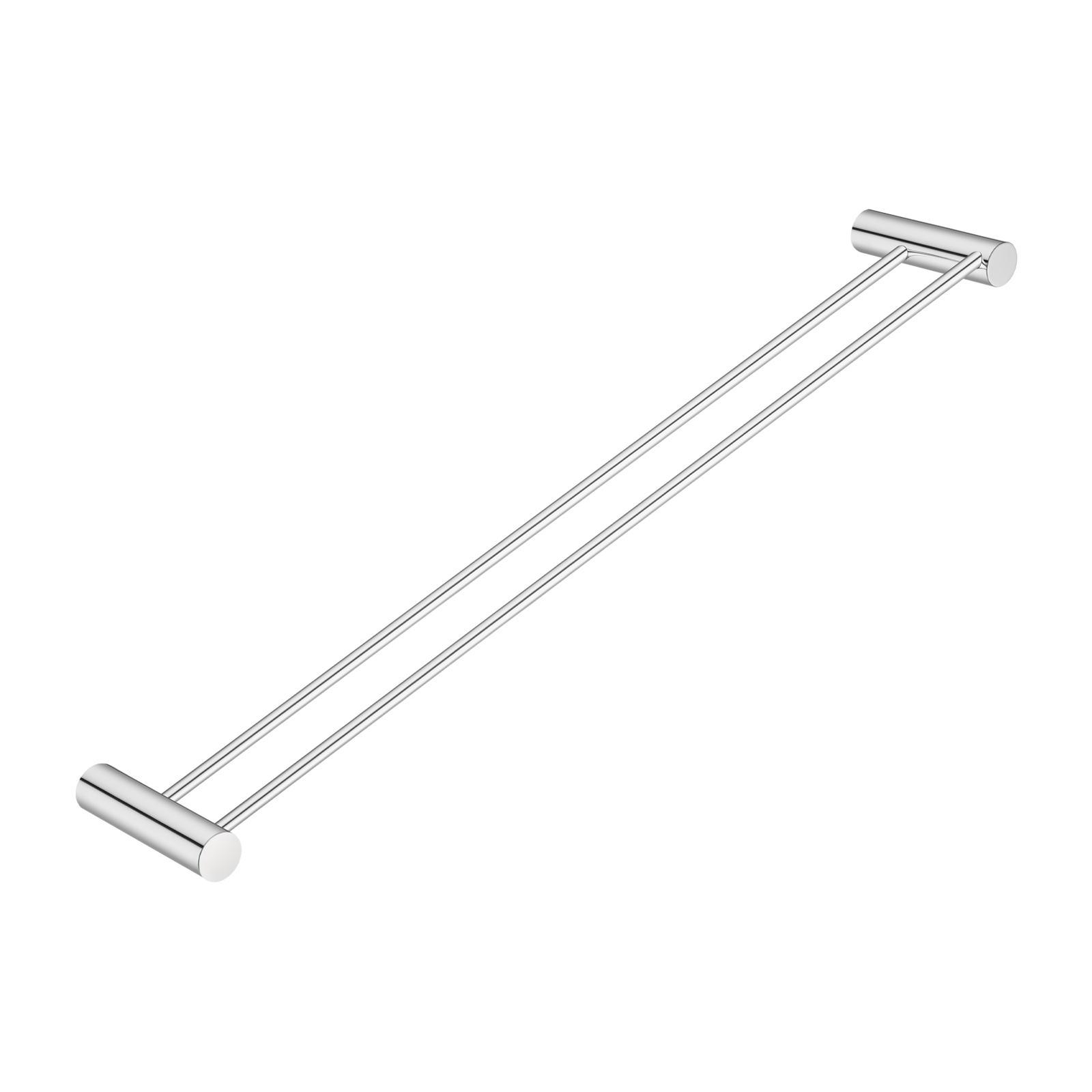 Aquaperla Chrome Double Towel Rail 600mm