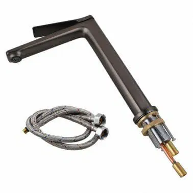 Aquaperla Brushed Gunmetal Standard Kitchen Mixer