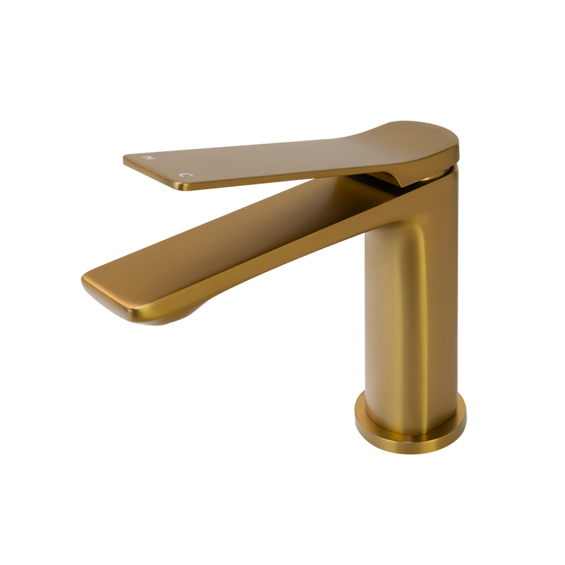 RUSHY Series Brushed Brass Basin Mixer