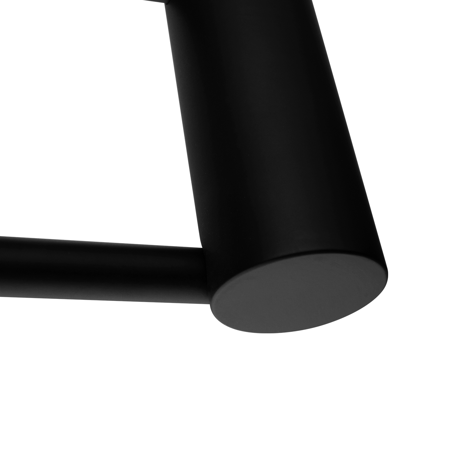 Aquaperla Black Double Towel Rail 600mm