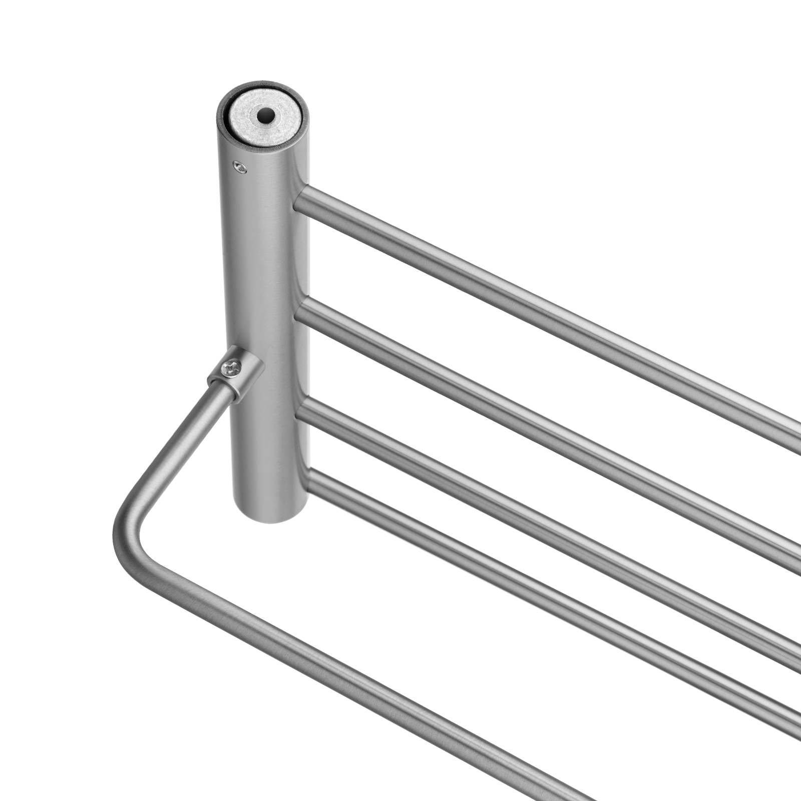 Aquaperla Brushed Nickel Shower Shelf