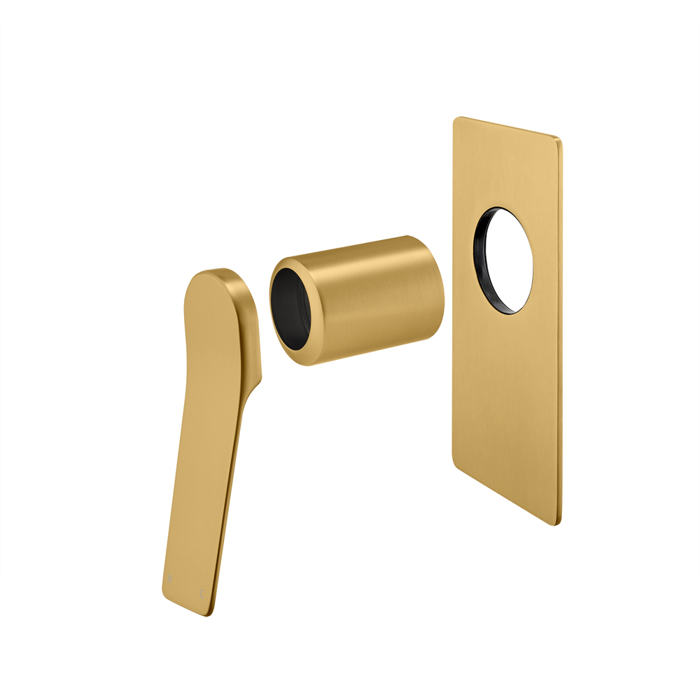 RUSHY - Brushed Brass Wall Mixer