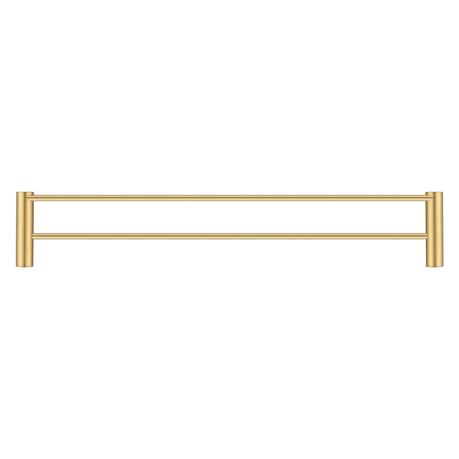 Aquperla Brushed Brass Double Towel Rail 600mm