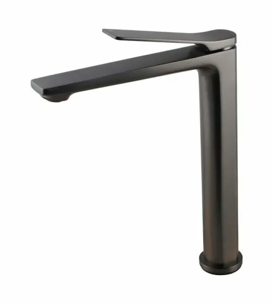 Aquaperla Brushed Gunmetal Tall Basin  Mixer