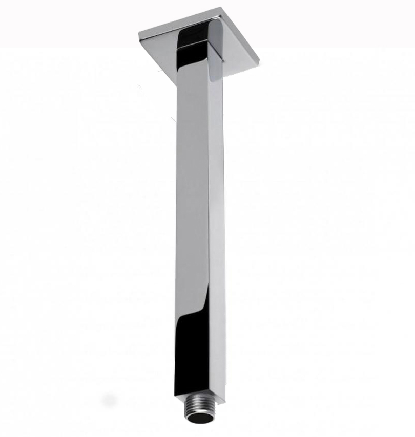 RUSHY Series Chrome Ceiling Shower Arm (600 mm)