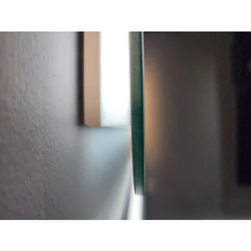 900*750mm Frosted Glass Edge 3 Color Lighting Backlit LED Mirror Touch Sensor Switch Defogger Pad Wall Mounted Vertical or Horizontal