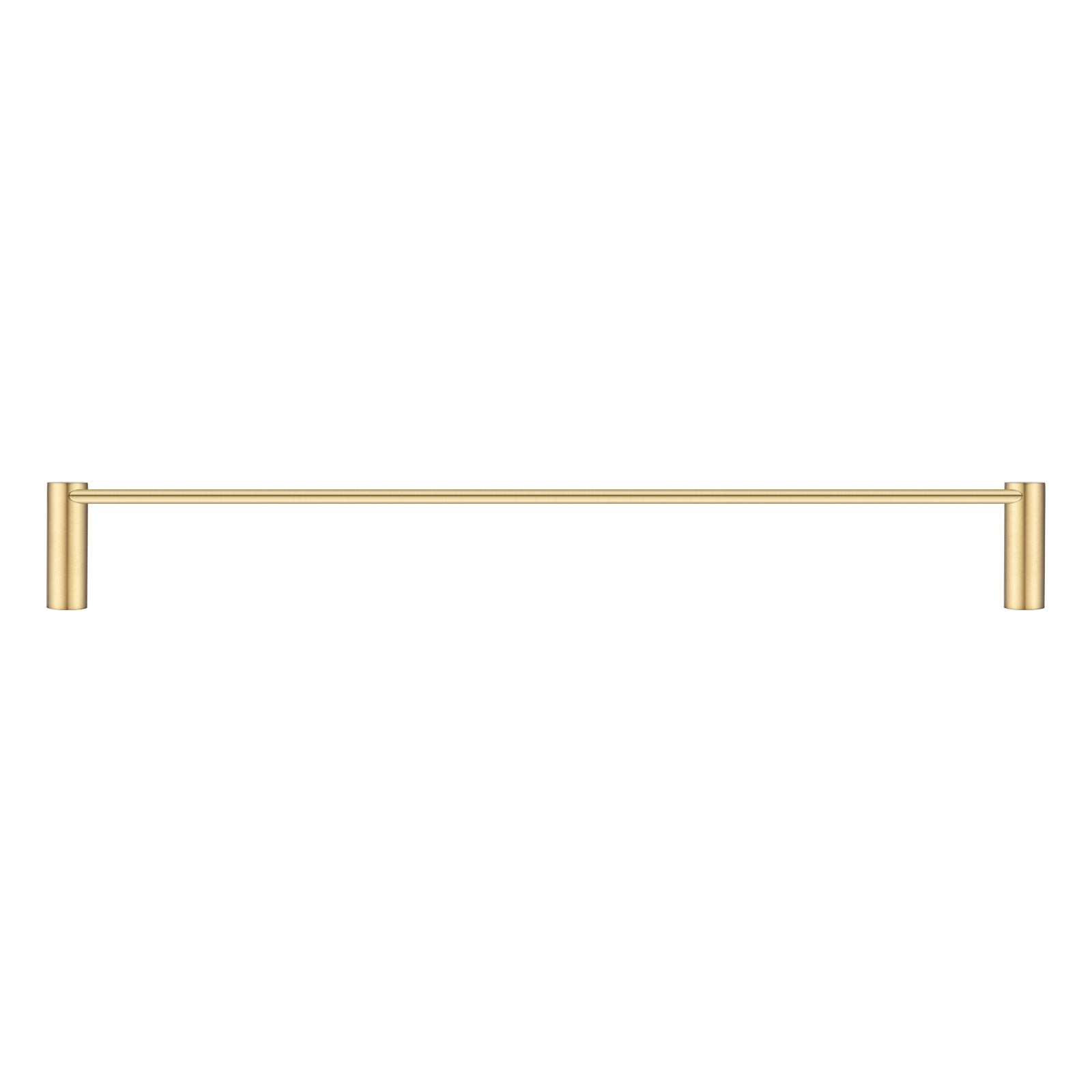 Aquaperla Brushed Brass Single Towel Rail 600mm