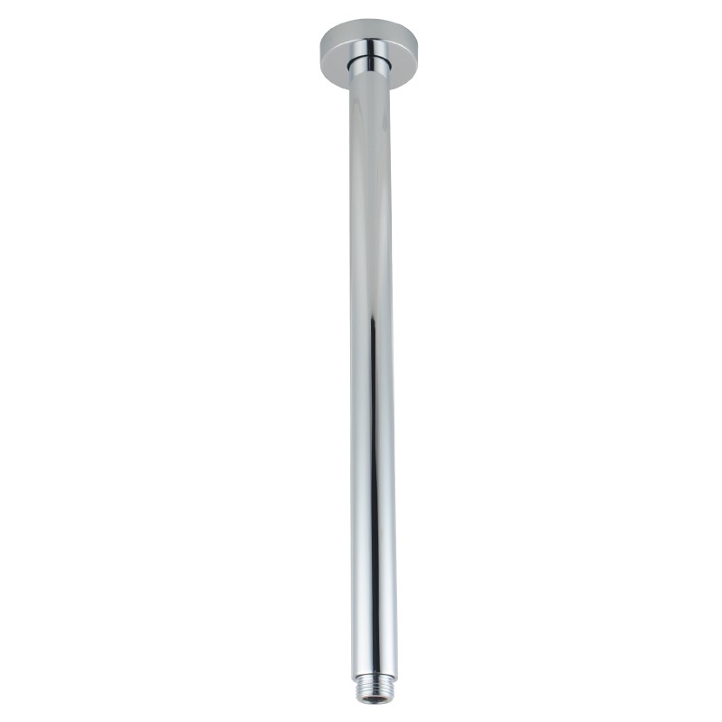 Round Chrome Ceiling Shower Arm 400 mm