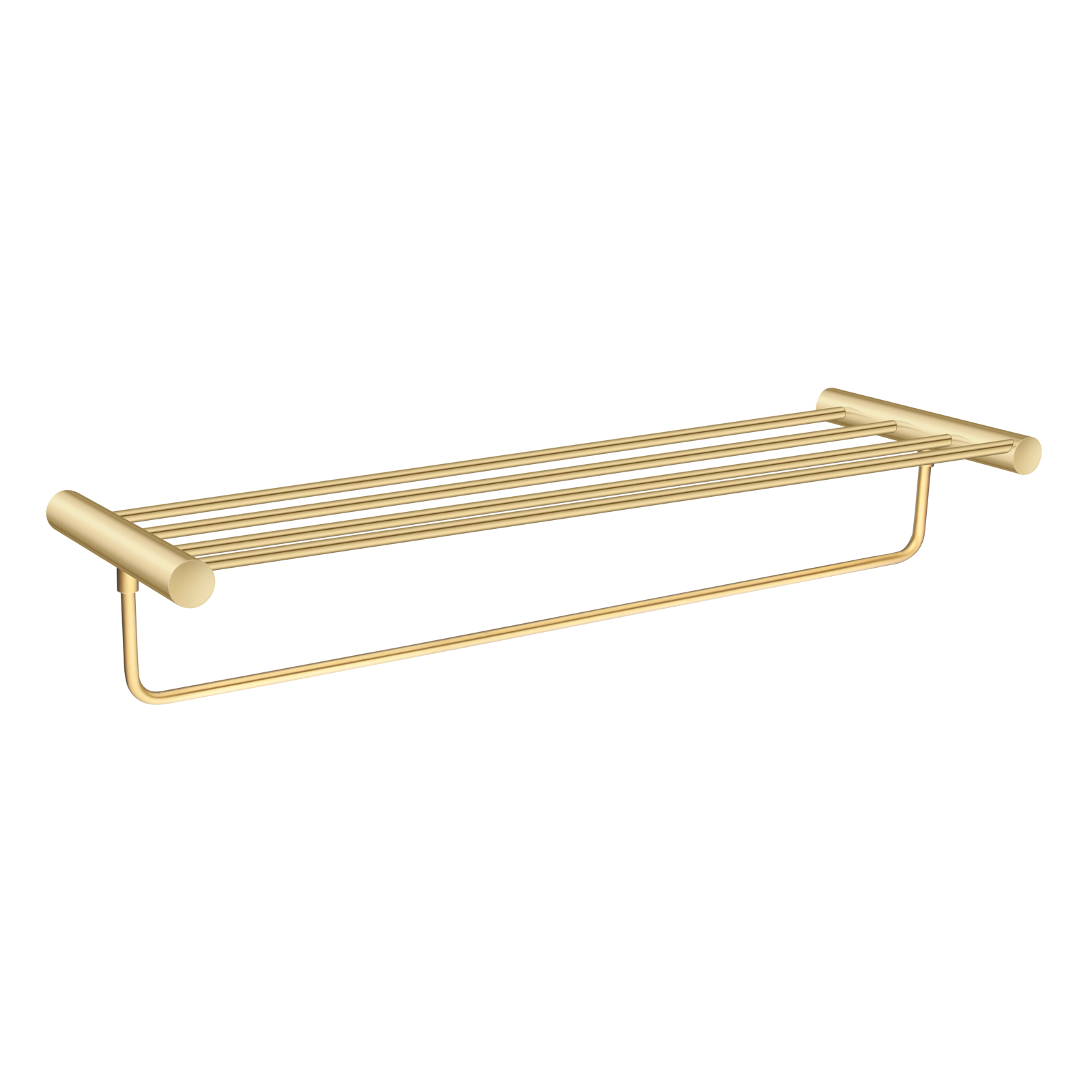 Aquaperla Brushed Brass Shower Shelf