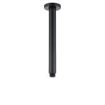 Pavia 200mm Matte Black Ceiling Shower Arm Round