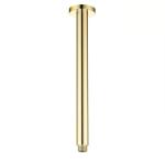Vetto Ceiling Shower Arm Round 300mm Brushed Gold