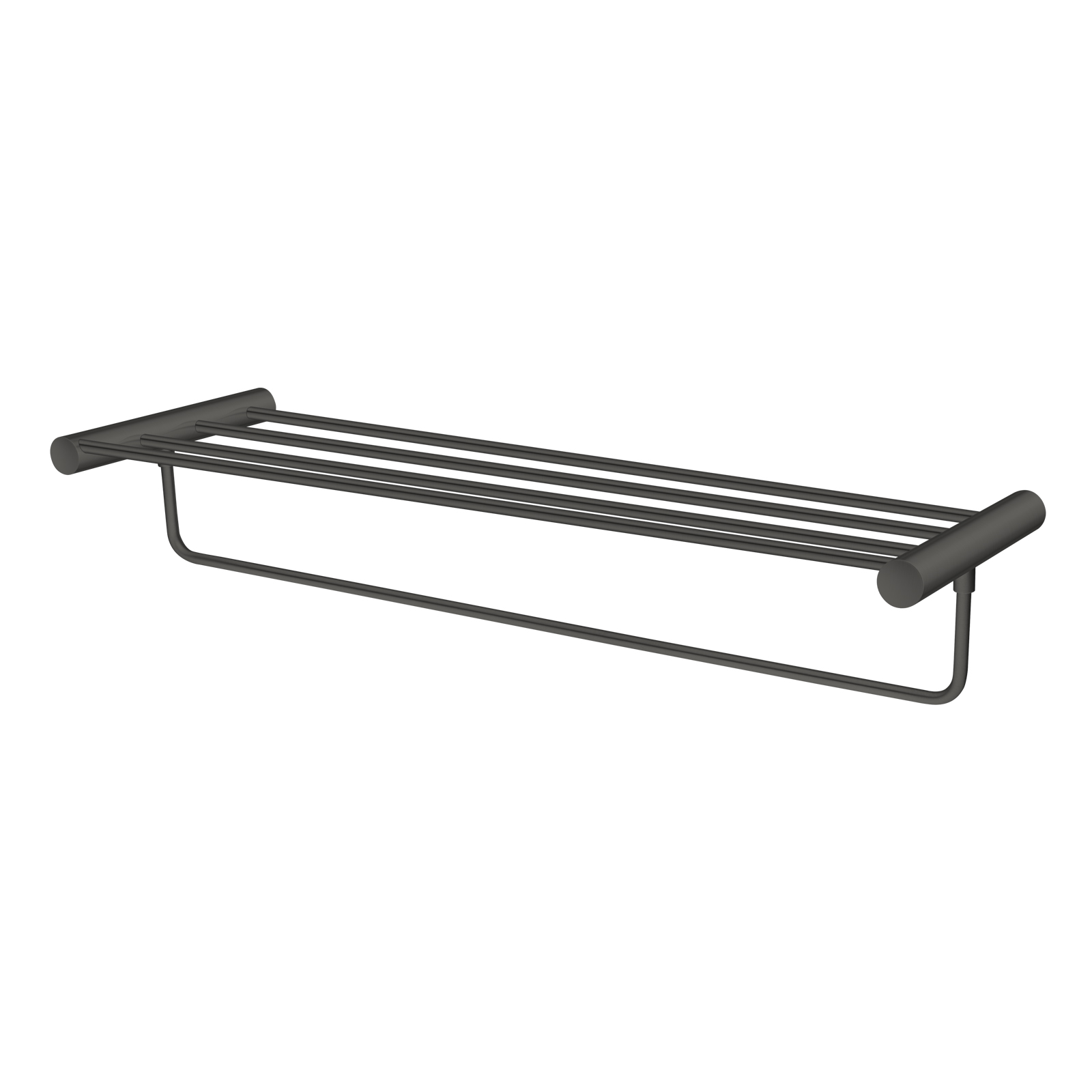 Aquaperla Gun Metal Grey Shower Shelf