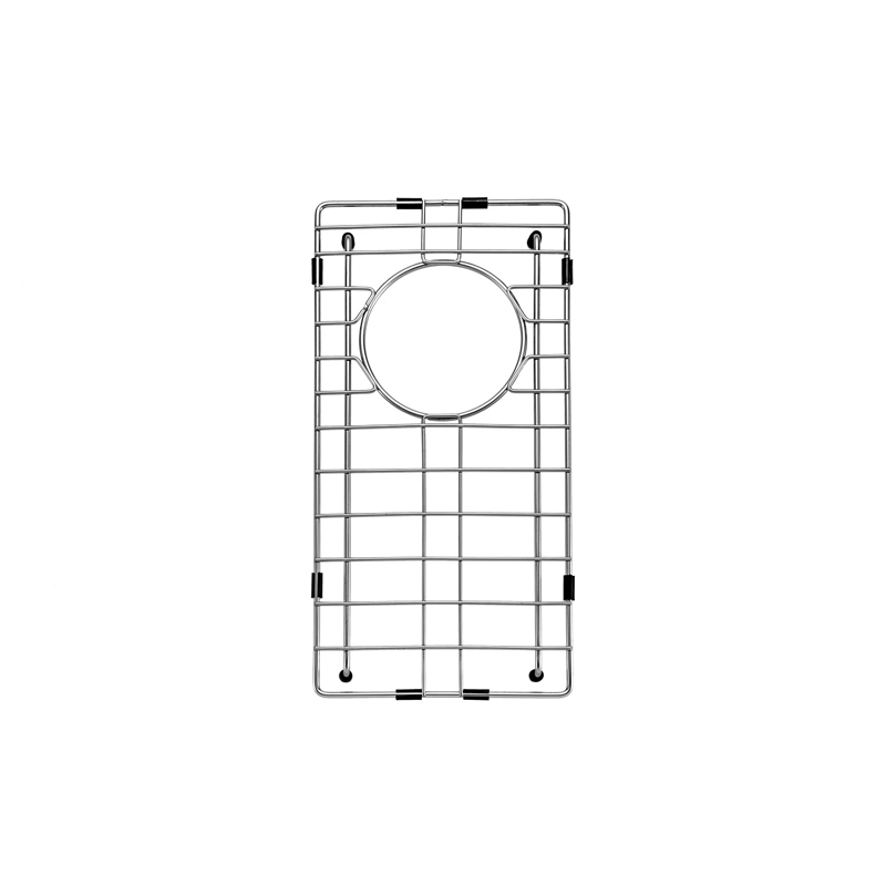 (C-250 Black)Round Corner Stainless Steel Gun Metal Grey PVD Coating Single Bowl Kitchen Sink(with Bottom Tray) 250*450*215mm
