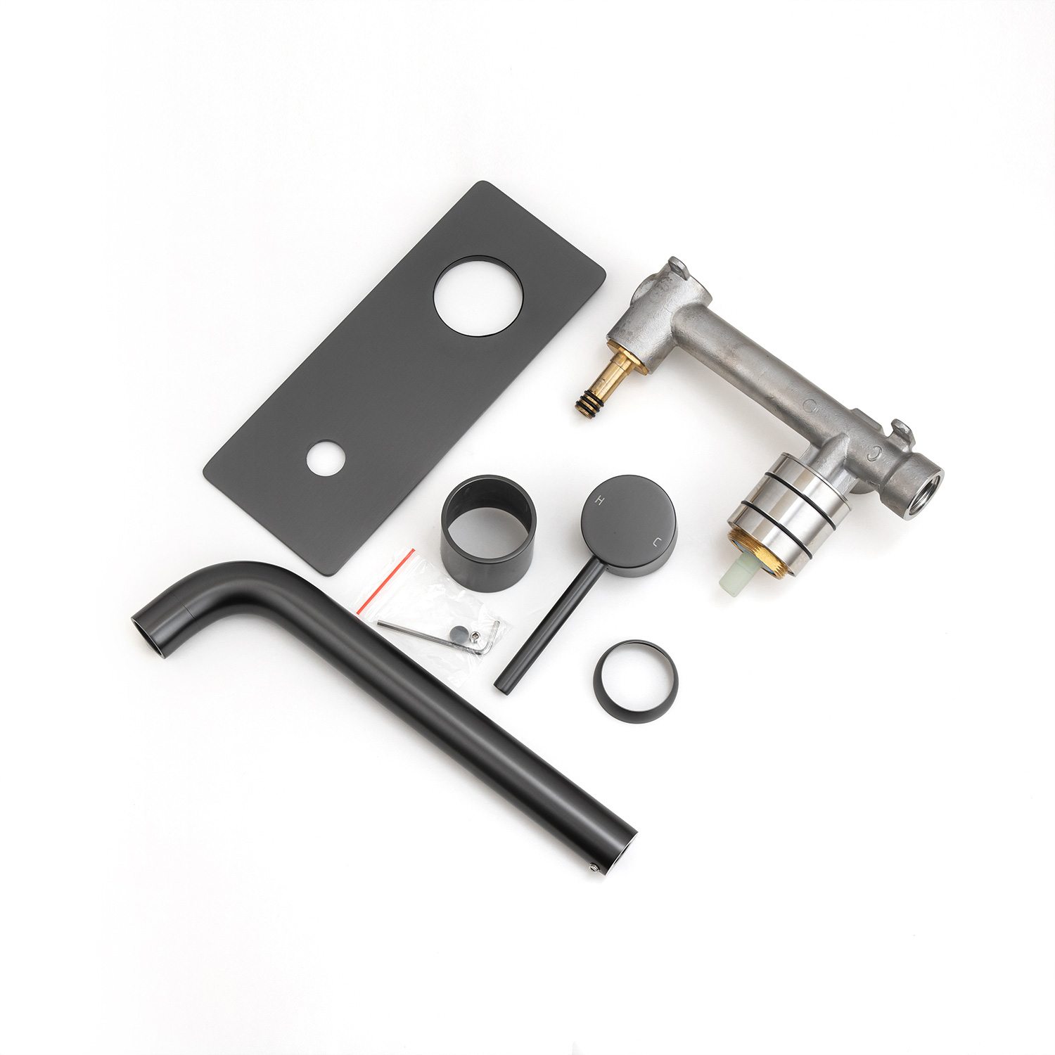 LUCID PIN - Gunmetal Spout Mixer