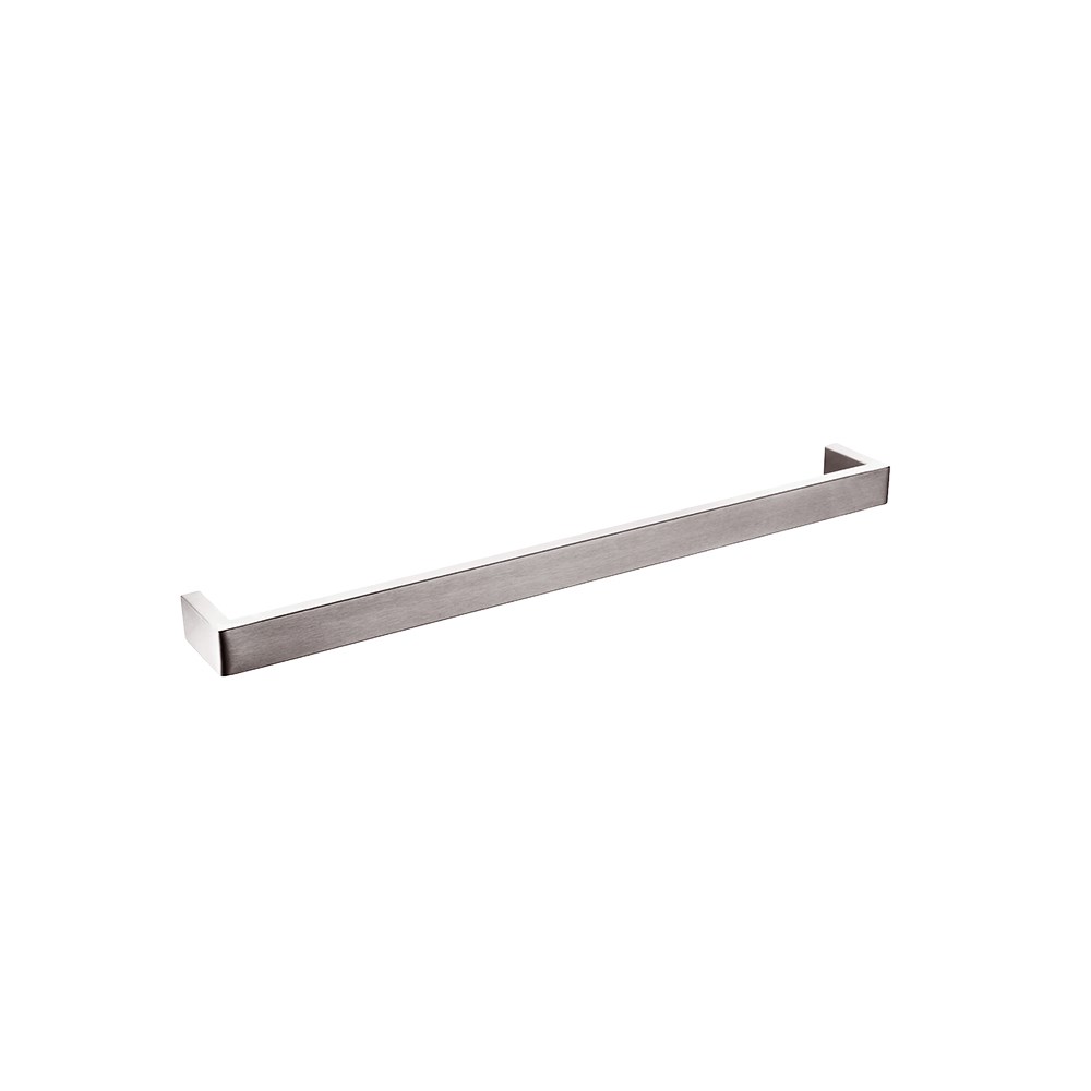 IVANO - 600mm Brushed Nickel Single Towel Rail