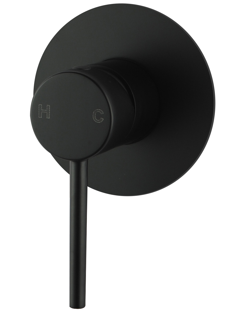 LUCID PIN - Black Wall Mixer