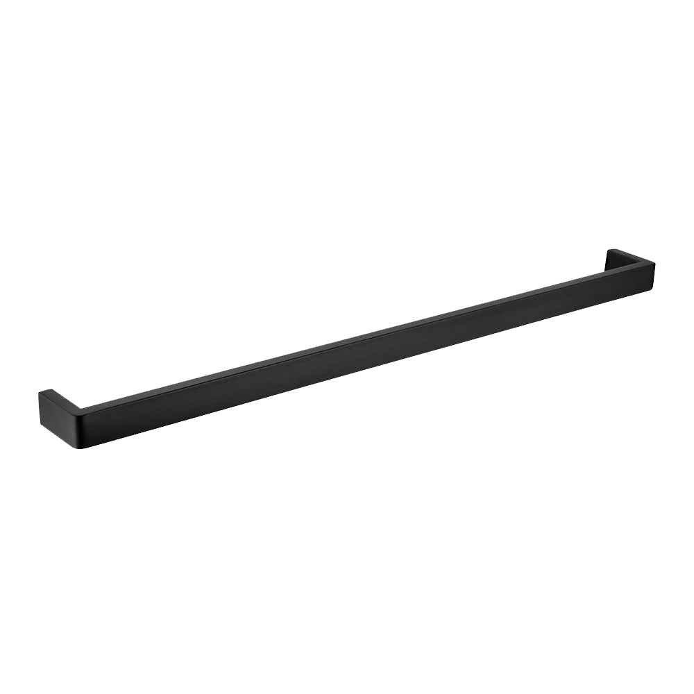 IVANO - 800mm Black Single Towel Rail
