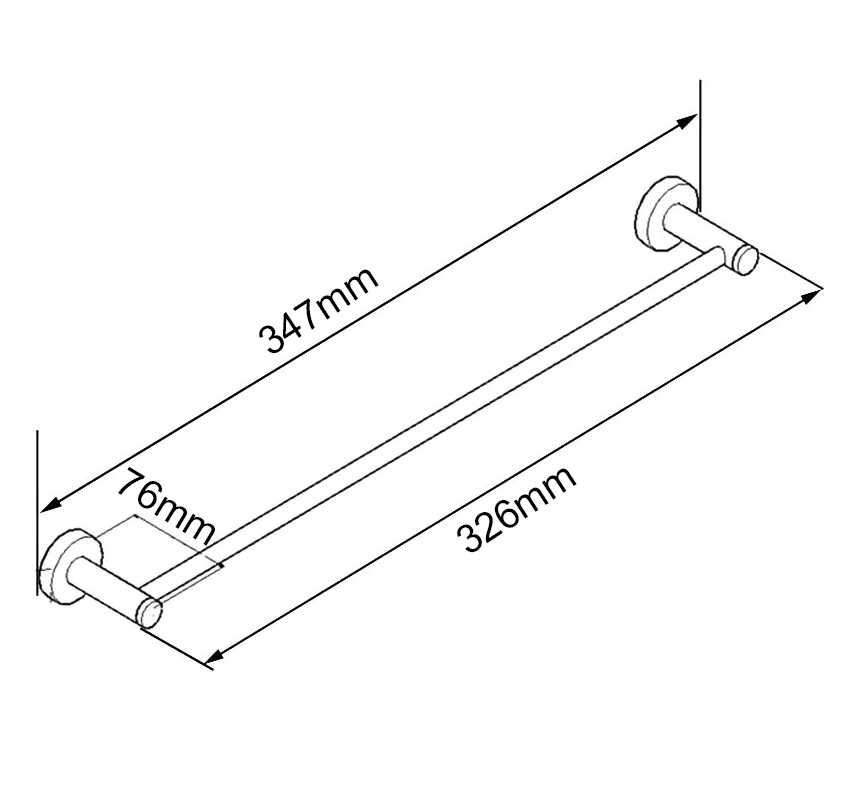 RUSHY Series Brushed Nickel Toilet Paper Holder