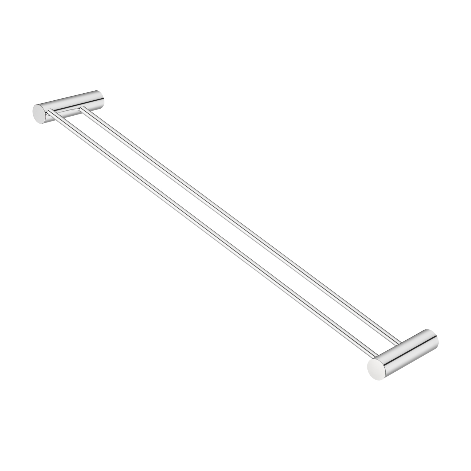 Aquaperla Chrome Double Towel Rail 600mm