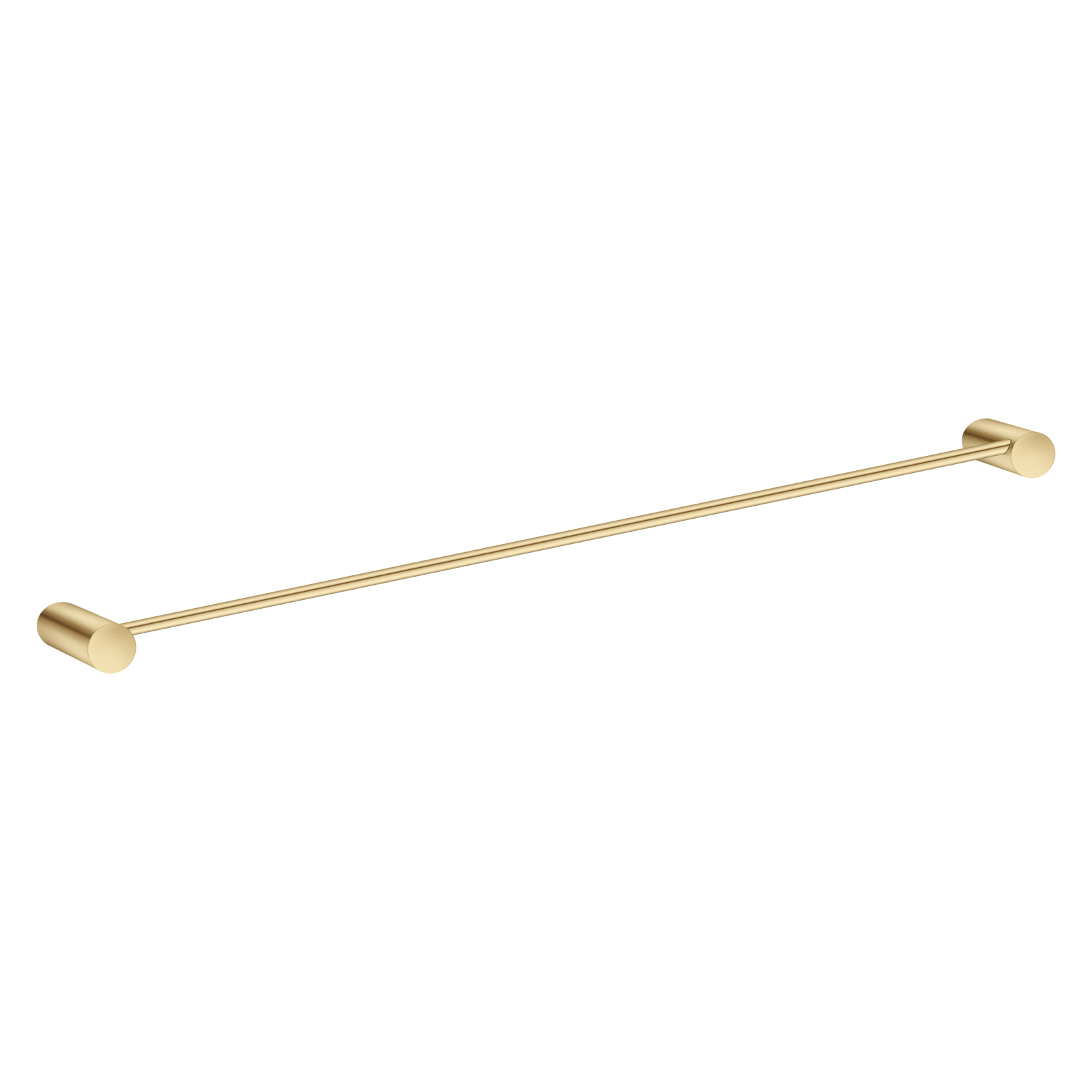 Aquaperla Brushed Brass Single Towel Rail 600mm
