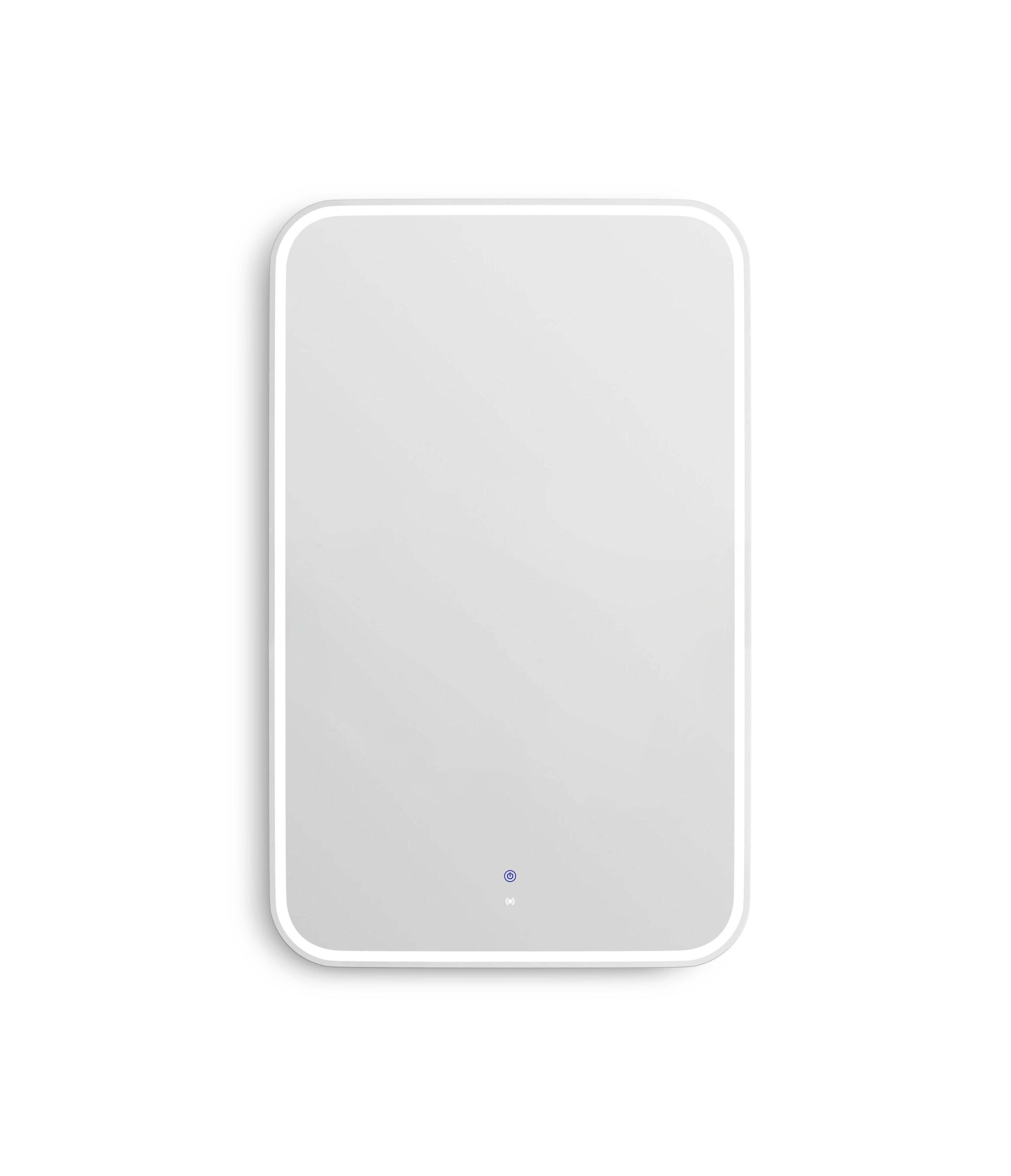 OTTI LED Newport 1200(W)x750(H) Black Metal Frame Tuffi Mirror- Install Horizontal or Vertical