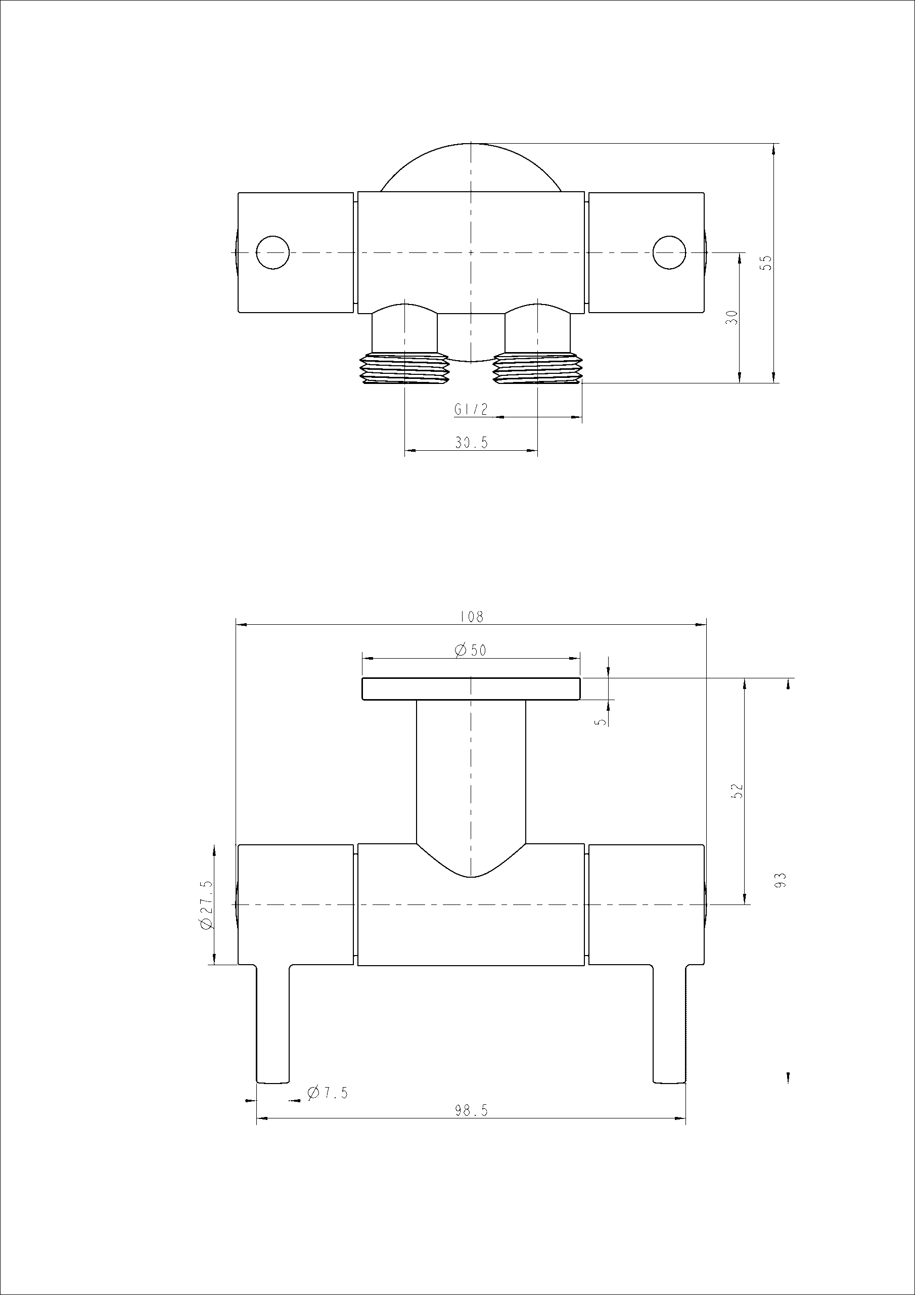 Black Tap for Toilet and Bidet