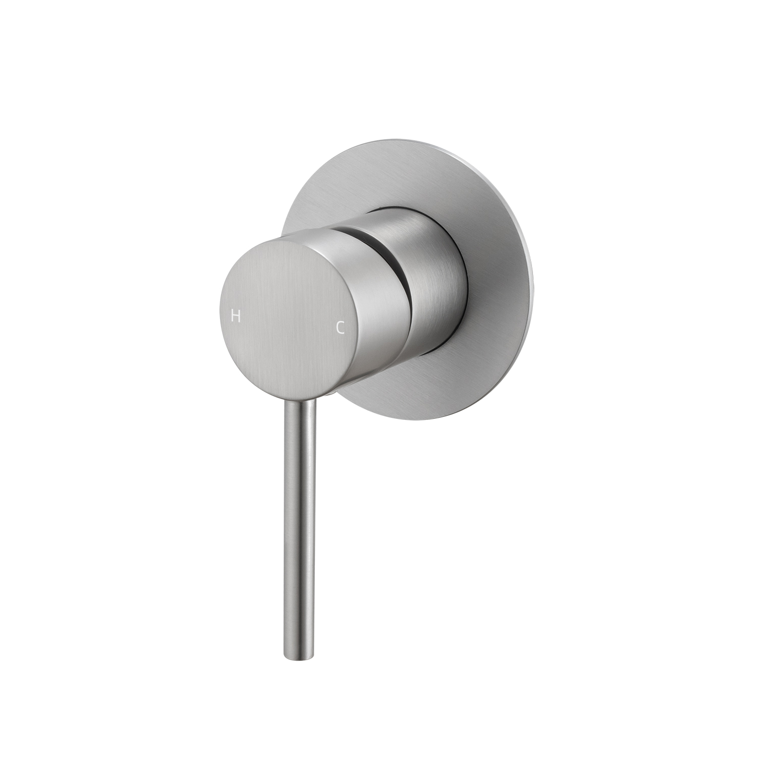 LUCID PIN - Brushed Nickel Wall Mixer