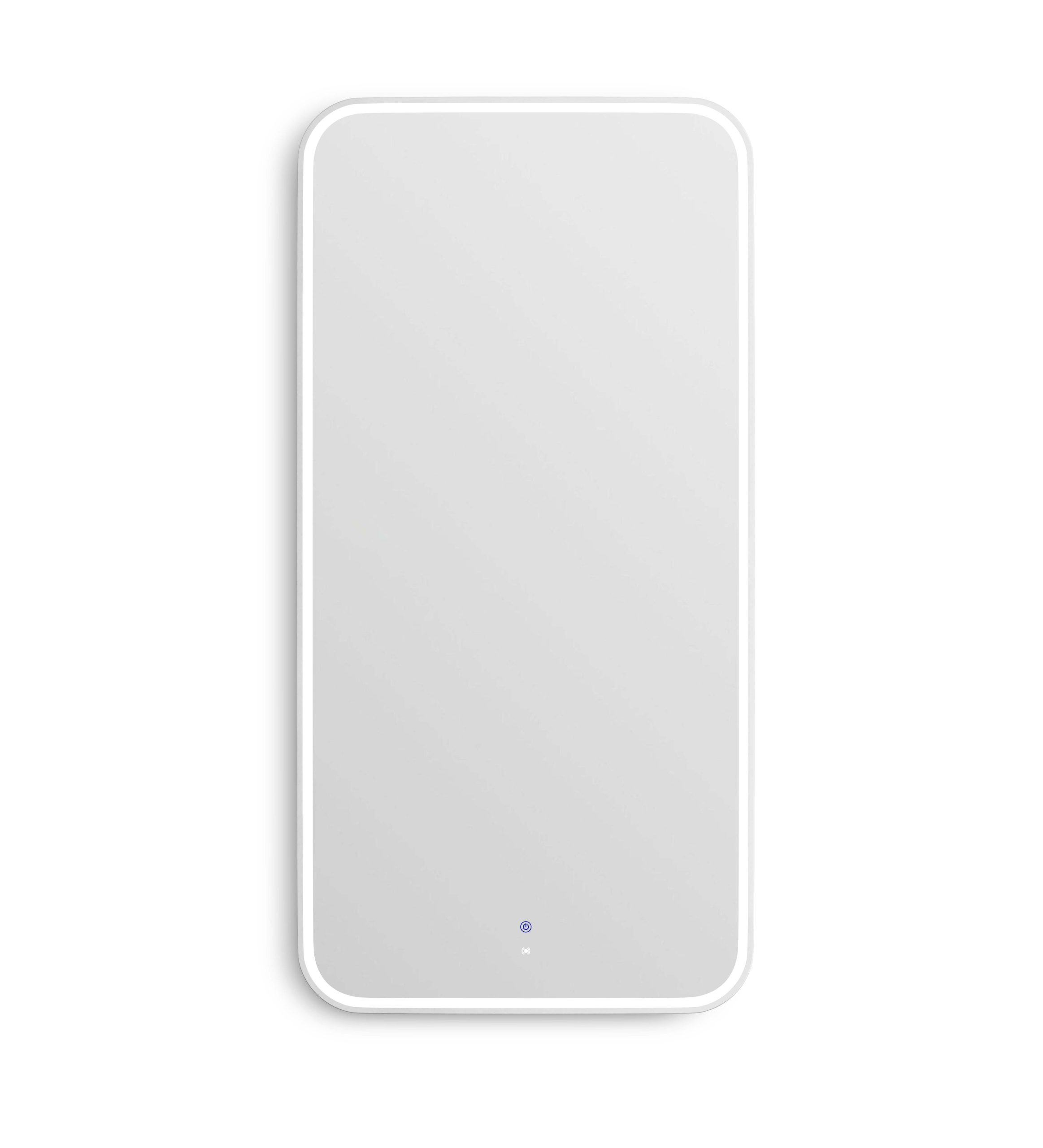 OTTI LED Newport 1500(W)x750(H) White Metal Frame Mirror- Install Horizontal or Vertical