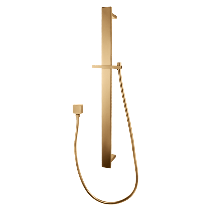 Aquaperla Brushed Brass Shower Rail