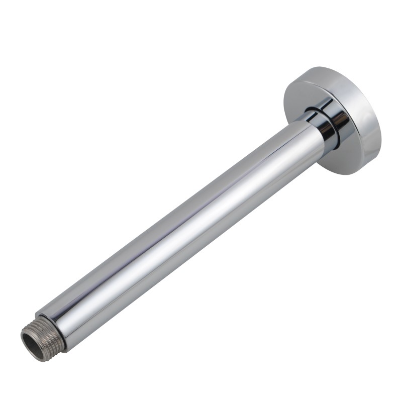 Round Chrome Ceiling Shower Arm 300 mm