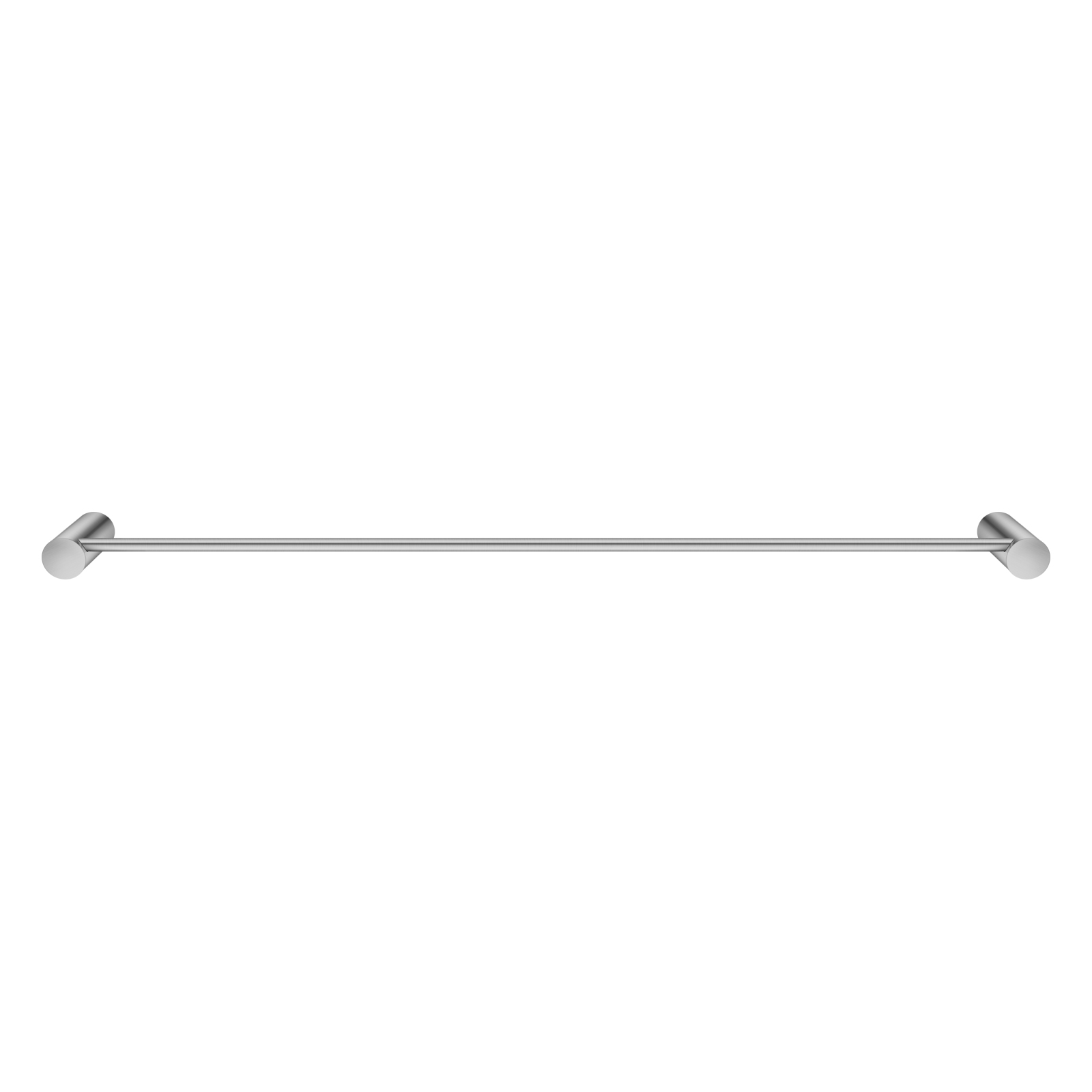 Aquaperla Brushed Nickel Single Towel Rail 600mm