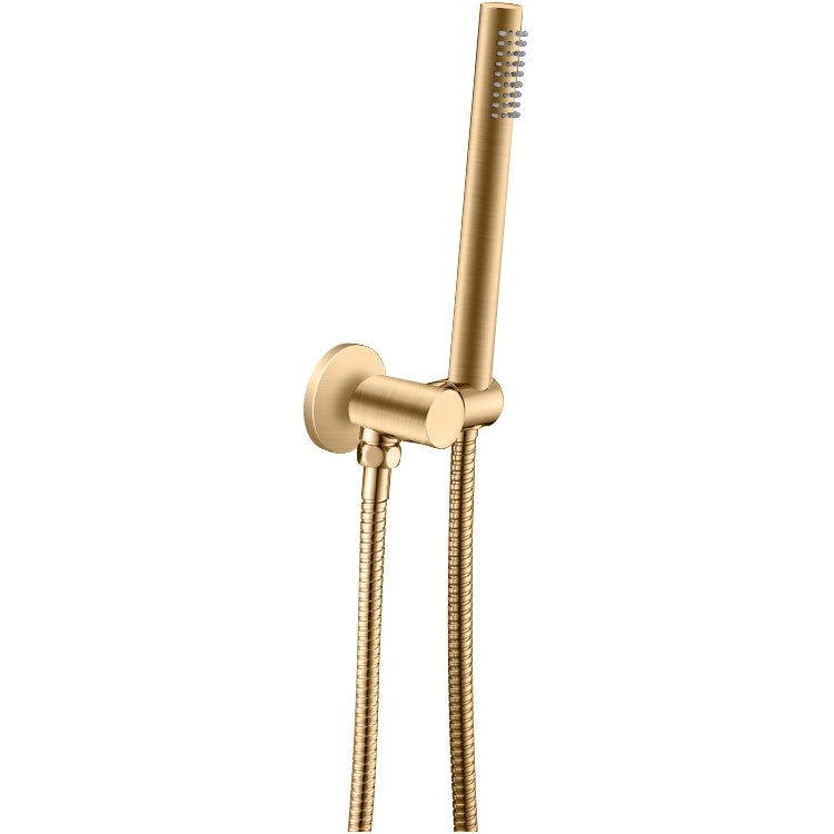 RUSHY Series Brushed Brass Rain Shower Head (2131)