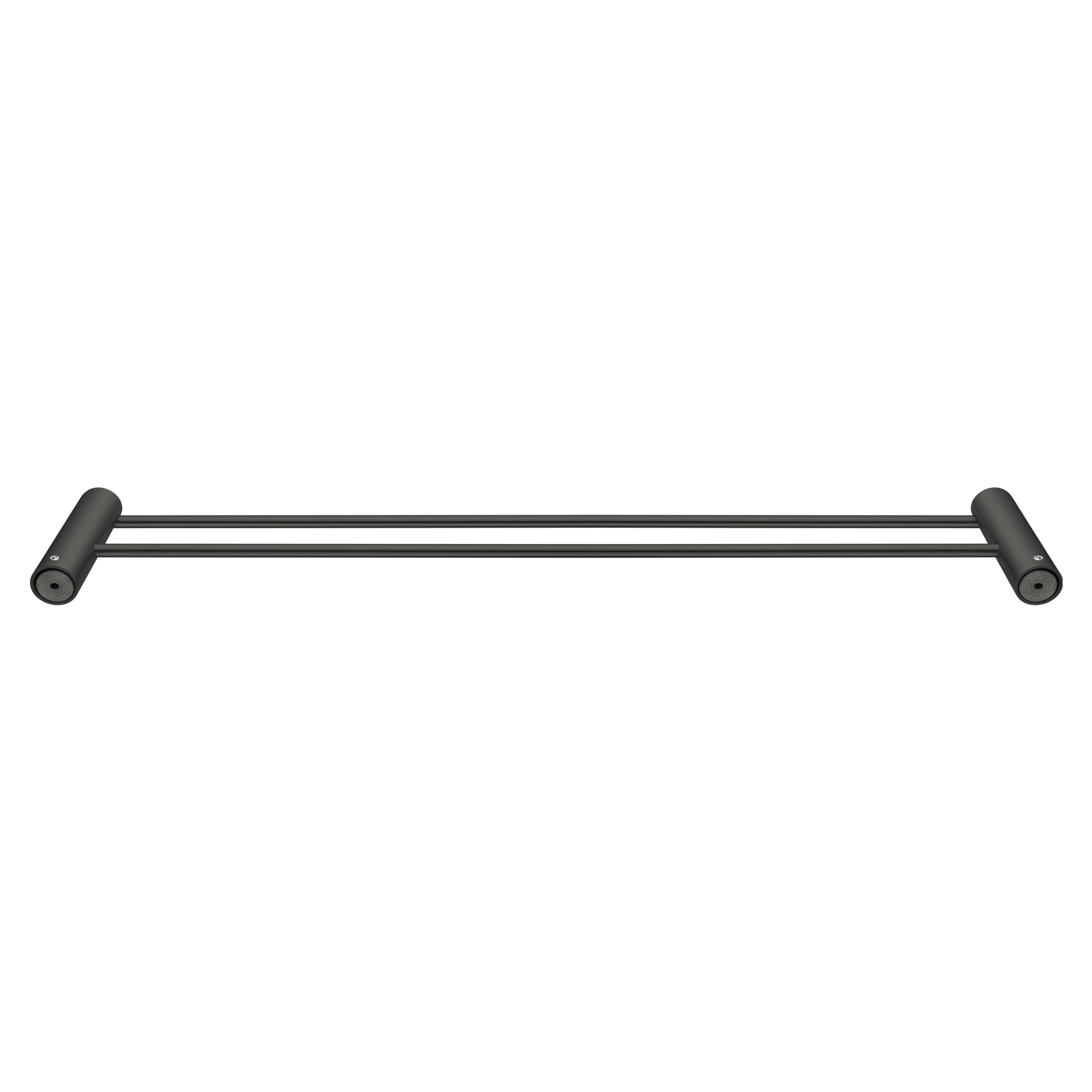 Aquaperla Gun Metal Grey Double Towel Rail 600mm