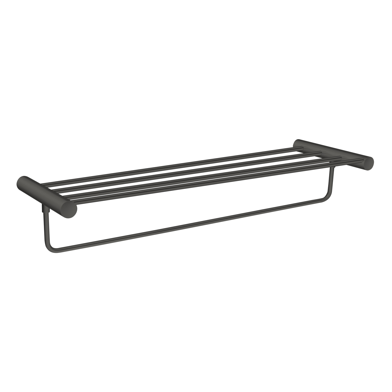 Aquaperla Gun Metal Grey Shower Shelf