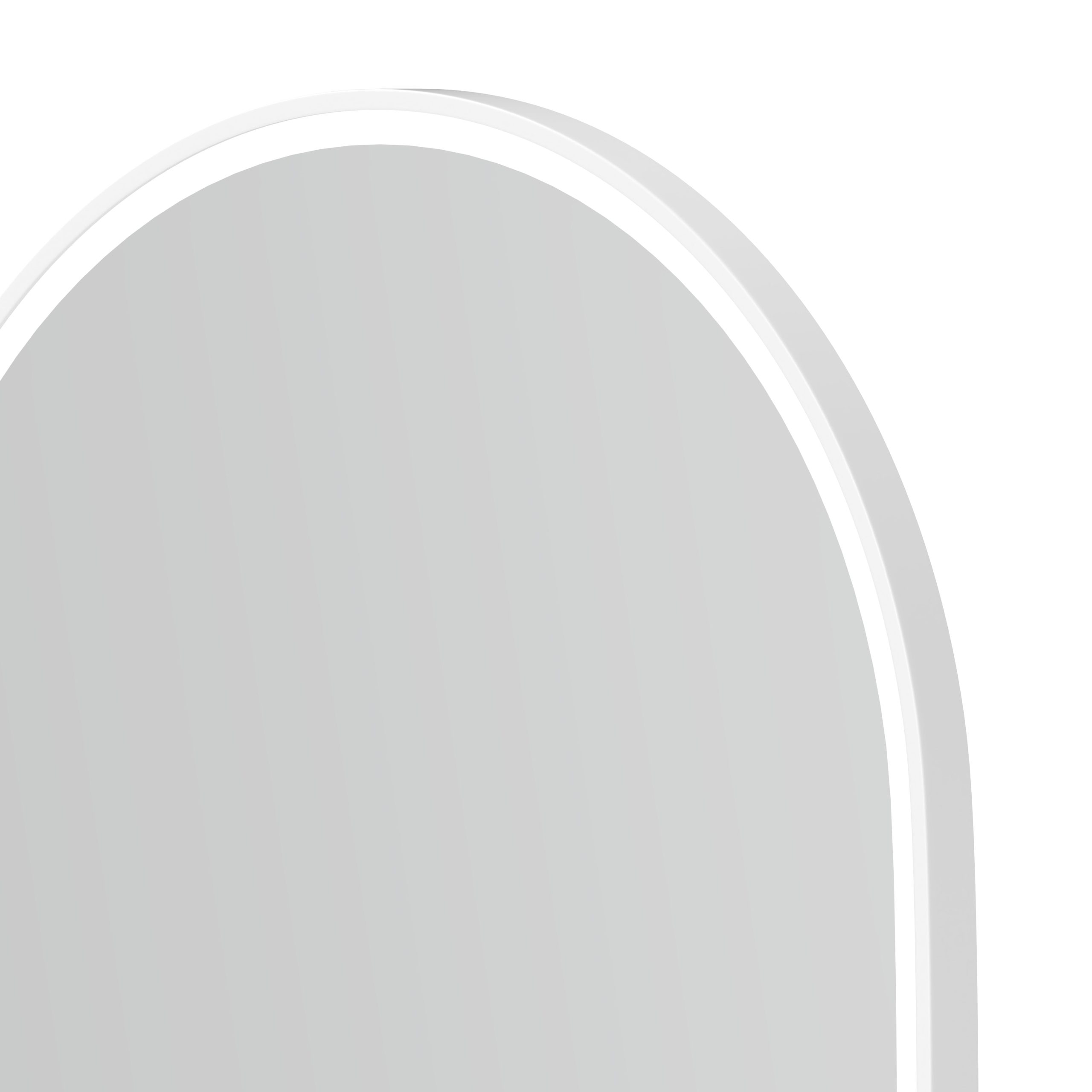 OTTI LED Noosa 1200(W)x750(H) White Metal Frame Mirror- Install Horizontal or Vertical