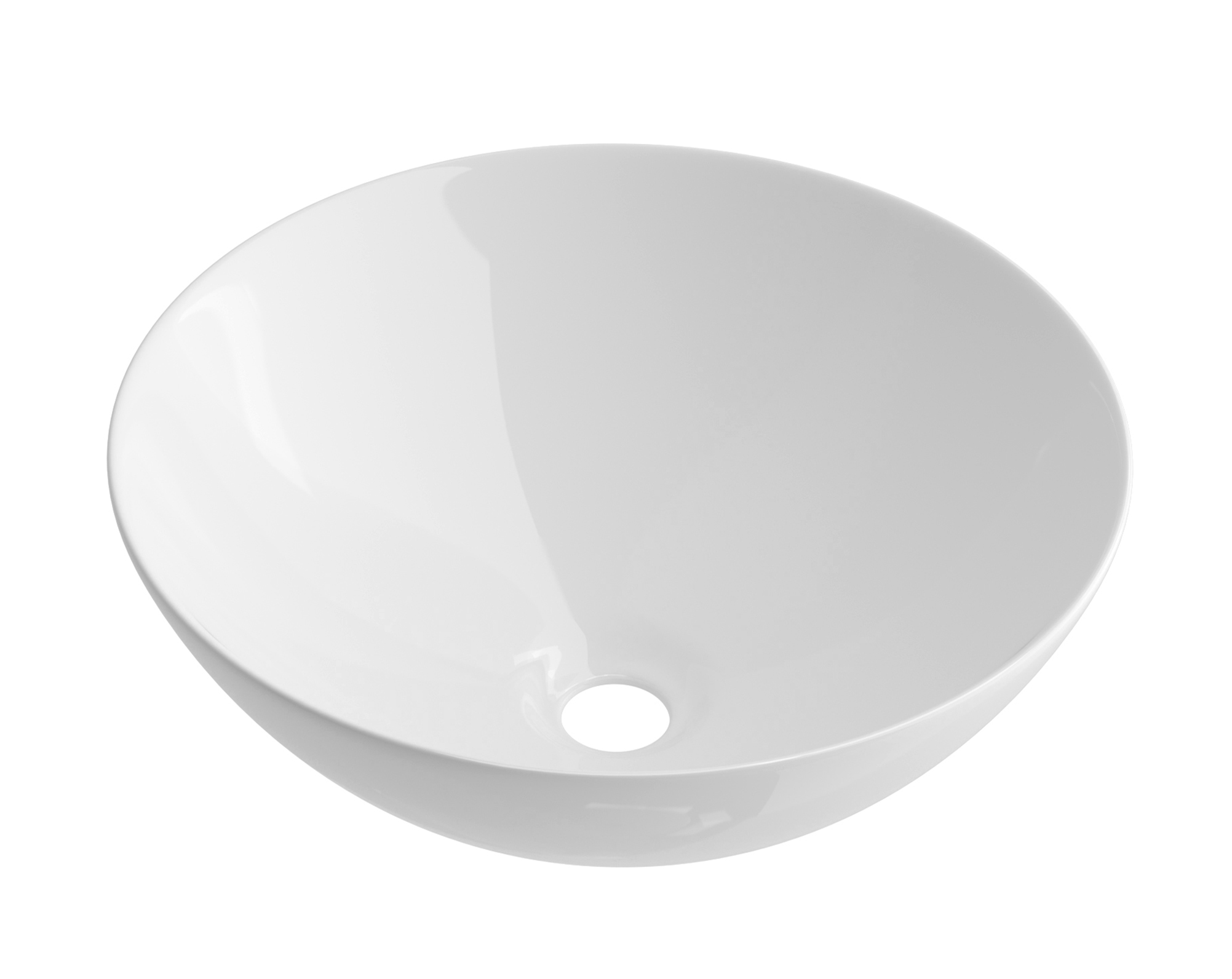 BONDI 400X400X135 GLOSS WHITE BASIN